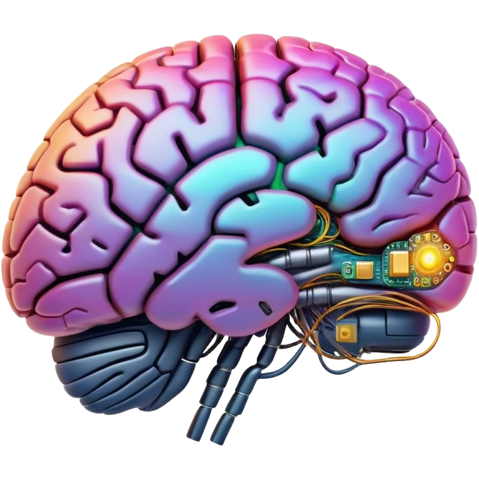  Glowing Cyborg-Nebula-Brain emoji