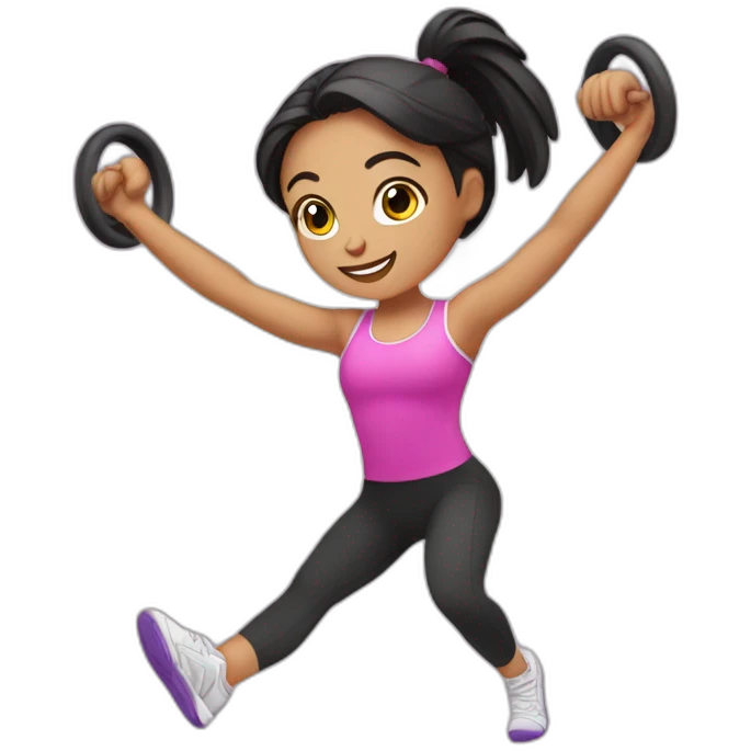 Gimnasio chicas emoji
