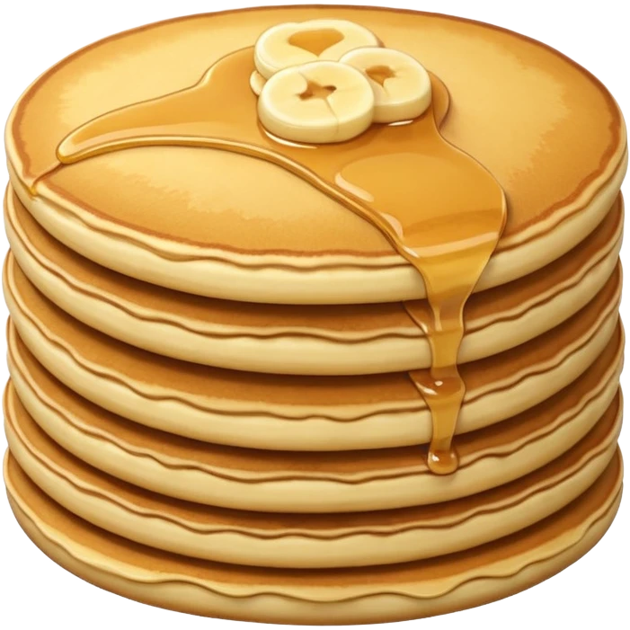 Pancake eating a pancake emoji