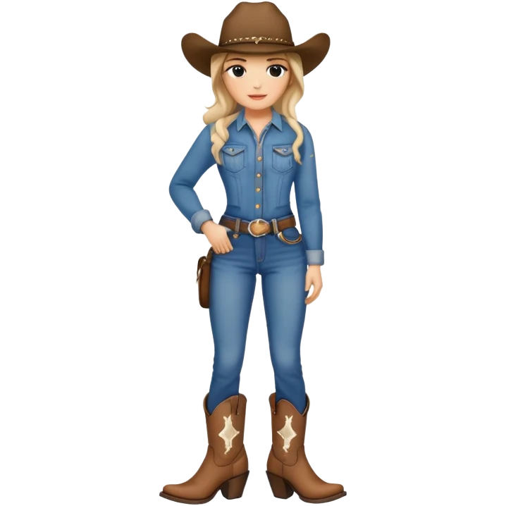 Cowgirl aesthetic ￼ emoji