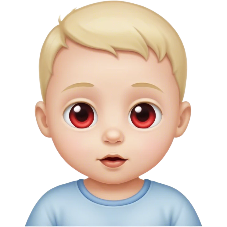 Baby pink boy on heart eye emoji emoji