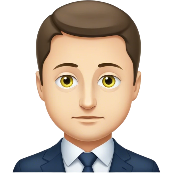 Photorealistic Zelensky emoji