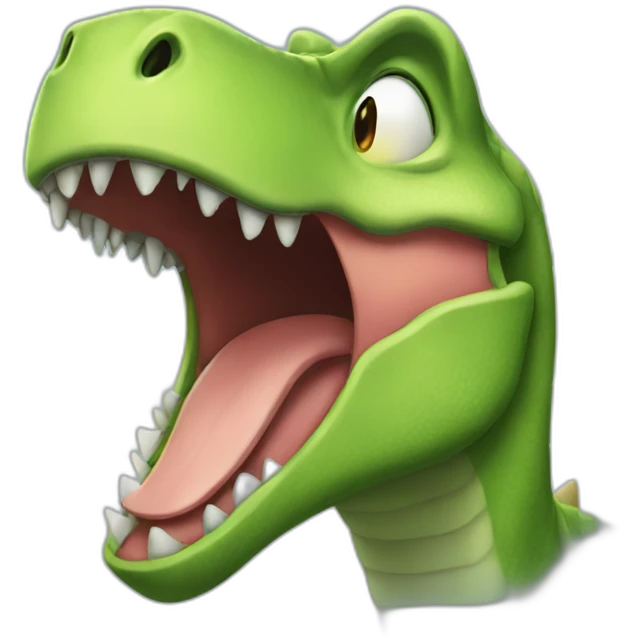 sobbing dinosaur emoji