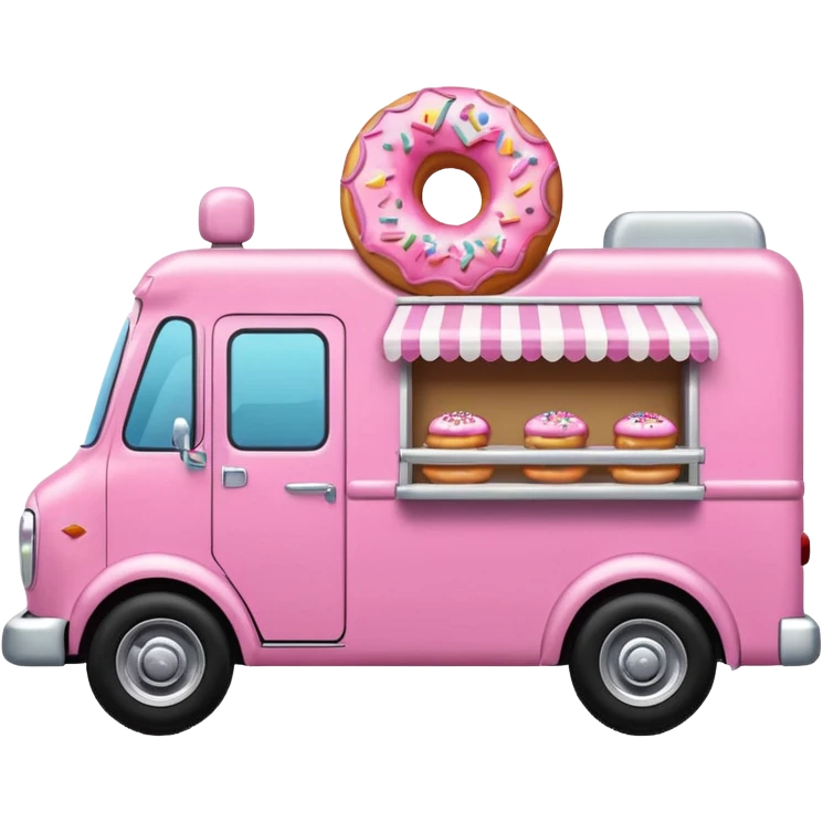 amazing donut truck emoji