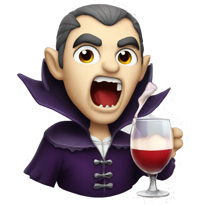 vampire drinking emoji
