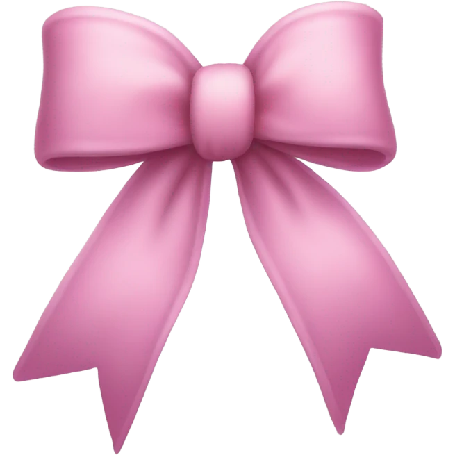 Pink bow emoji