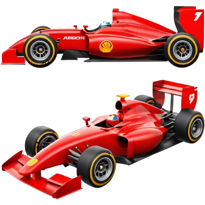 Formula 1 car emoji