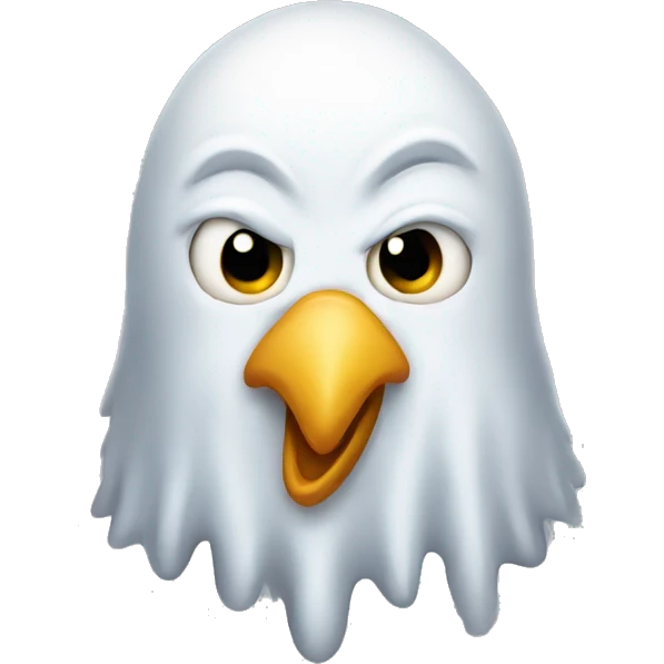 Ghost of chicken  emoji