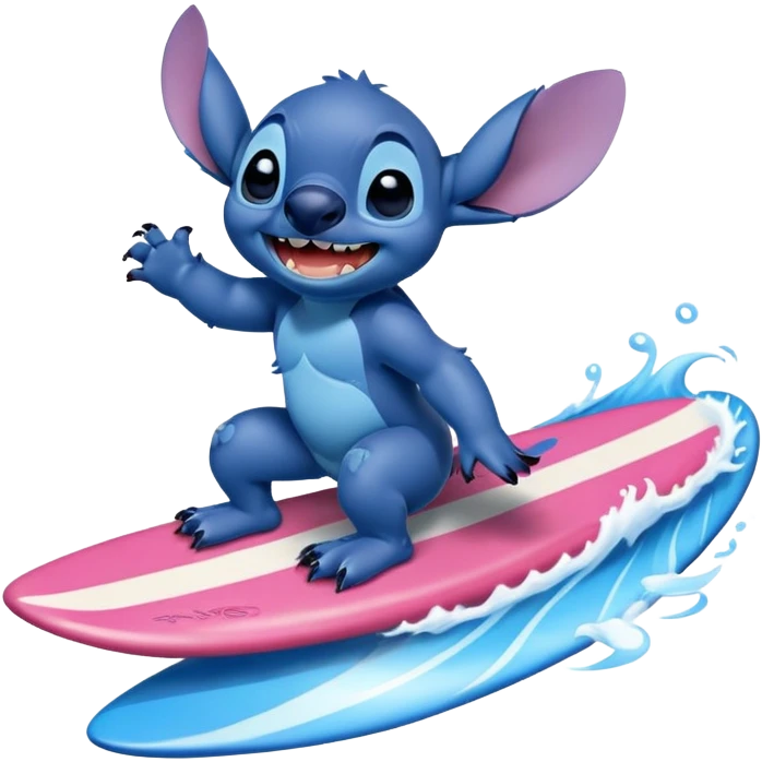Surfing stitch  emoji