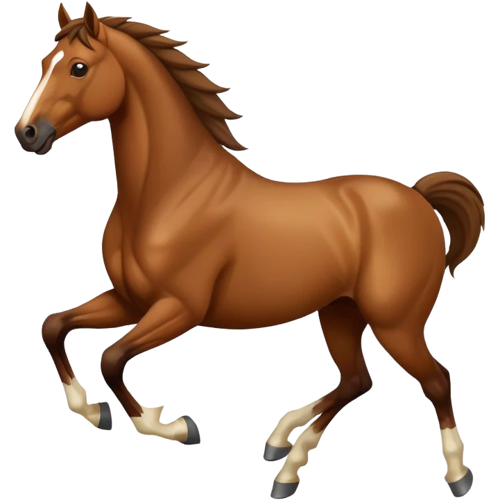 Caballo galopando emoji