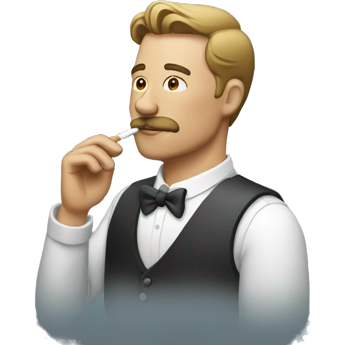 man smoking emoji