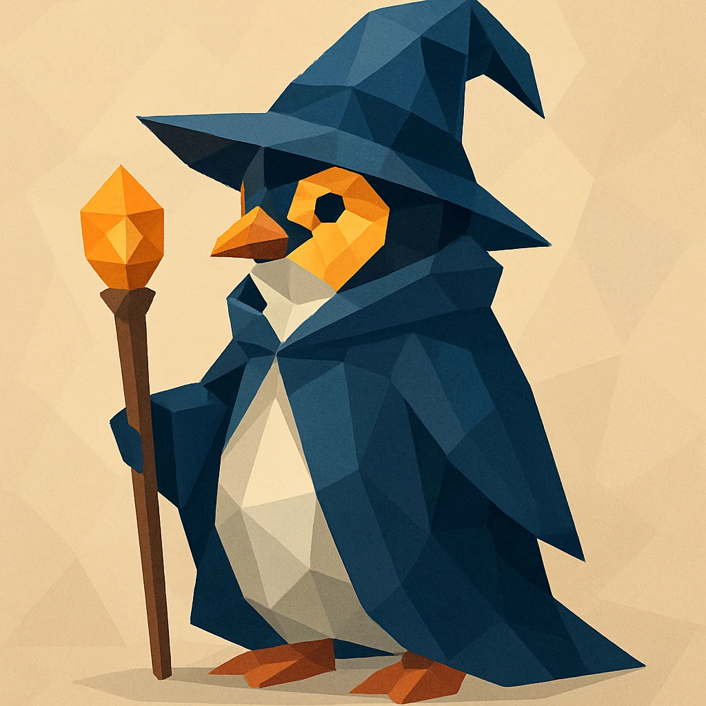 Penguin Wizard 3455 emoji