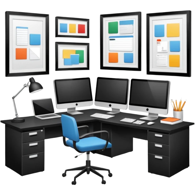 office room of designers emoji