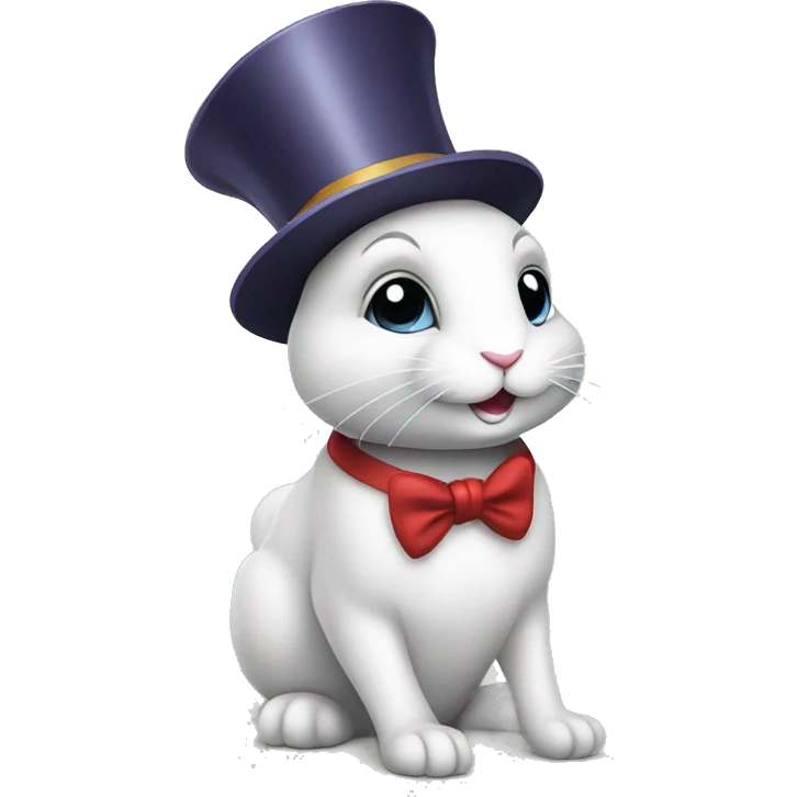 magician rabbit in hat emoji