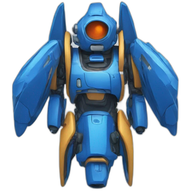 Technical Blue comet emoji