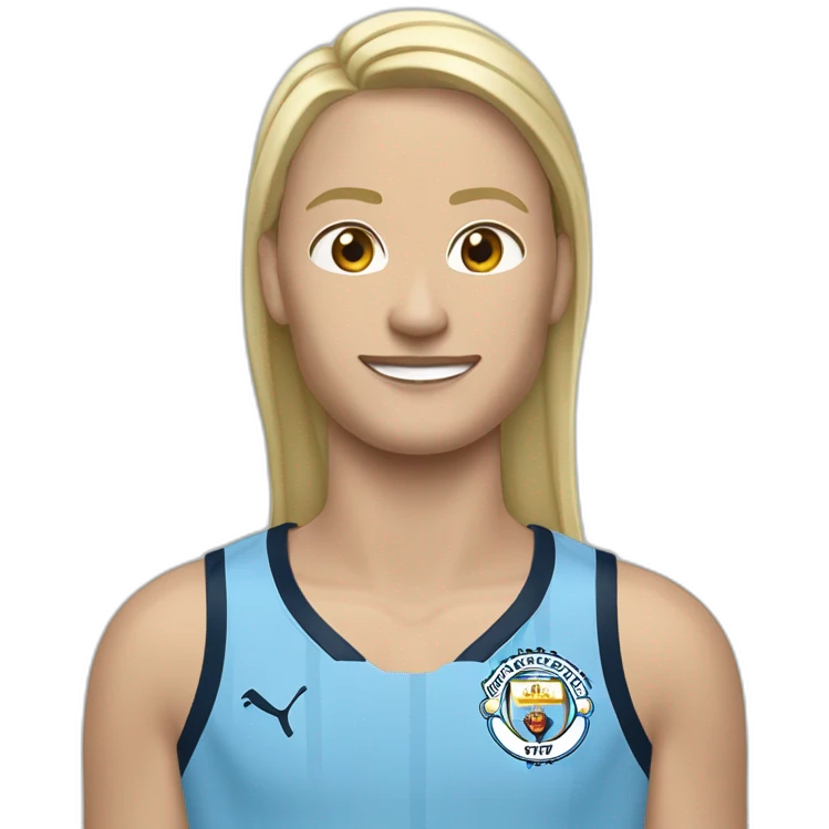 Haaland avec le maillot de Manchester City emoji