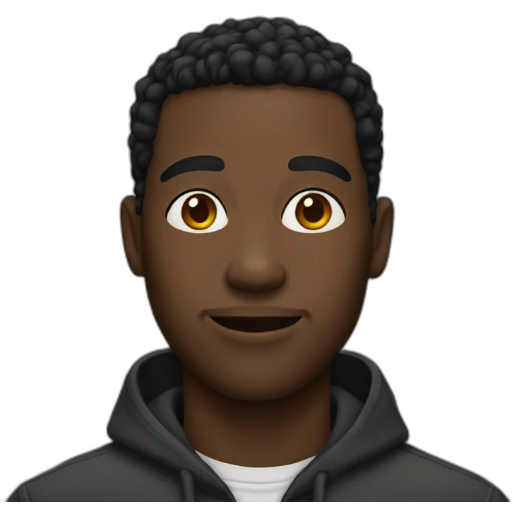 Black man emoji