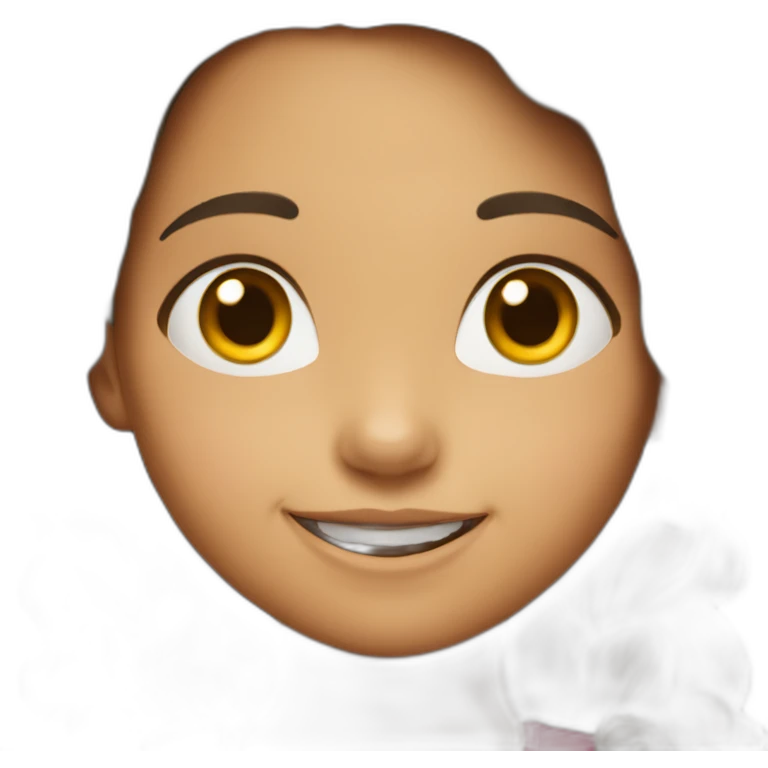 niña feliz de kinder emoji