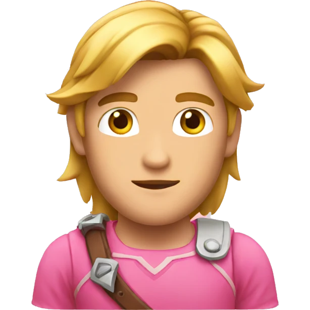 link pink emoji