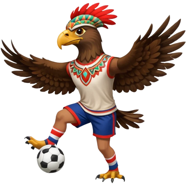 aguila azteca çque juega futbol emoji