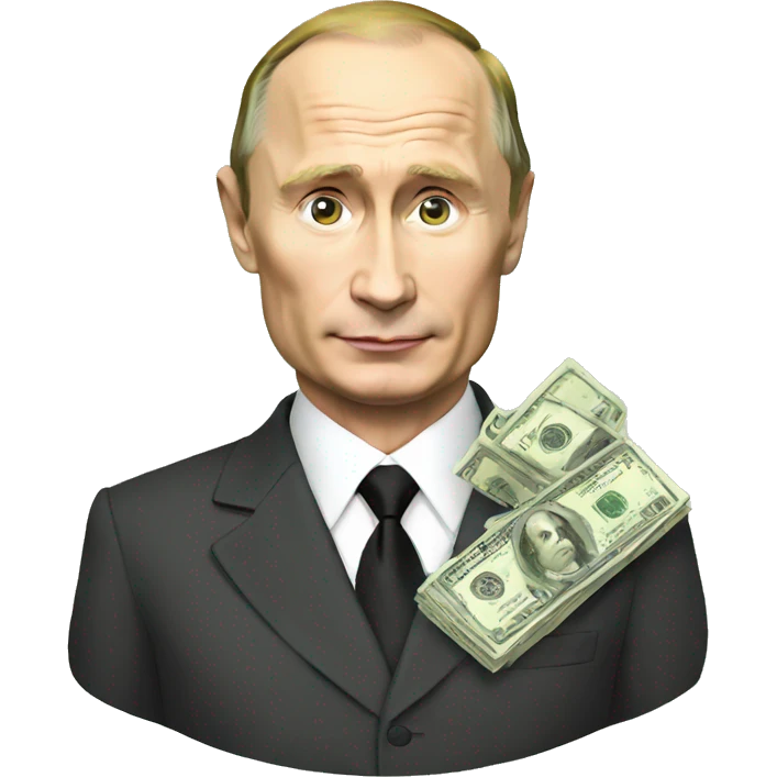 putin and money emoji