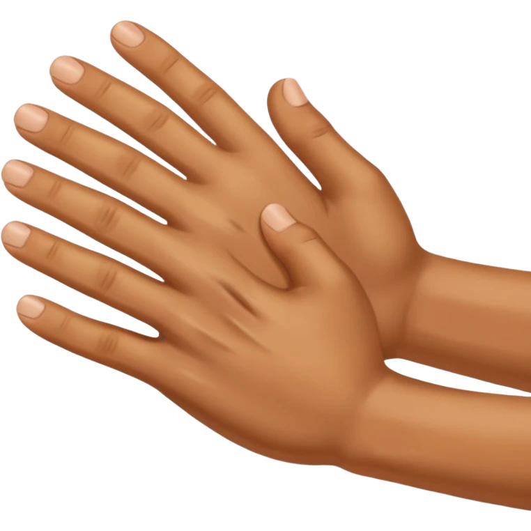 Emoji de una mano pegándole en el trasero emoji