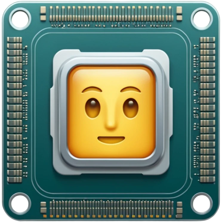 CPU computer chip emoji