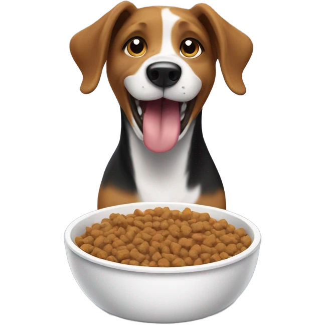 Dog eating emoji