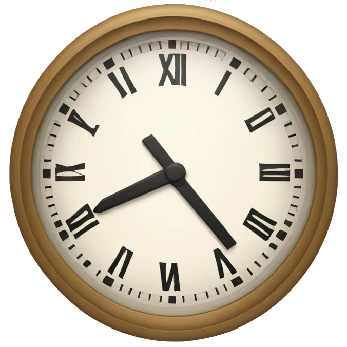clock without hands emoji