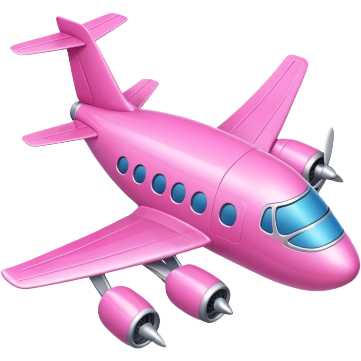 Pink airplane  emoji