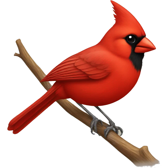 cardinal bird emoji