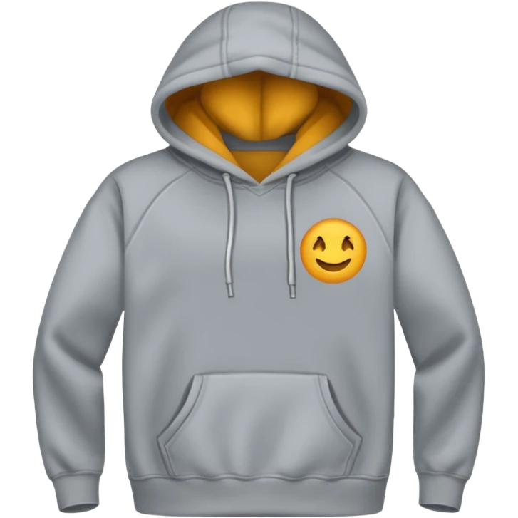 grey hoodie emoji