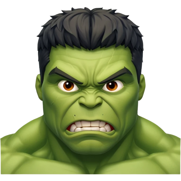 Make a pic of hulk  emoji