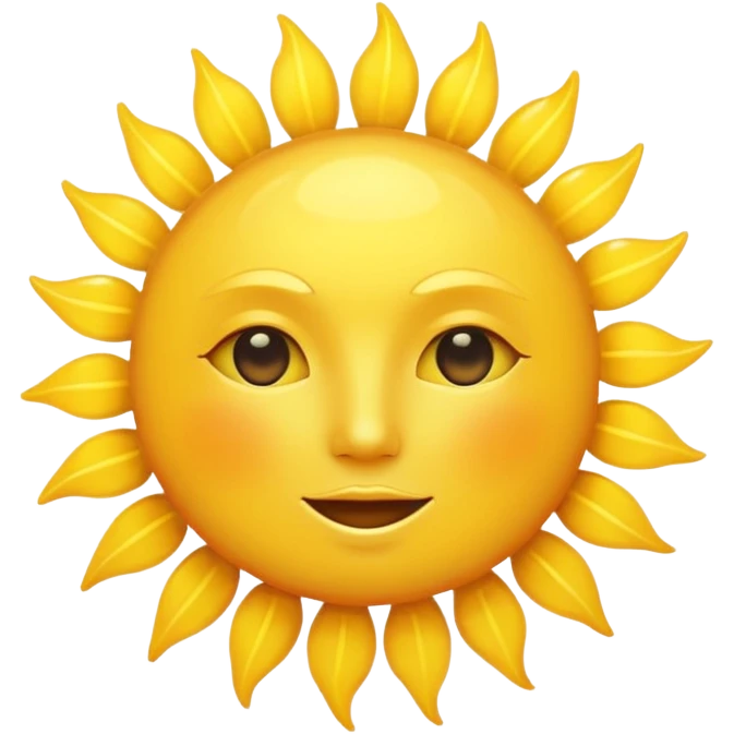 faceless SUN emoji