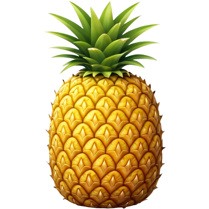 Hawaiian pineapple emoji