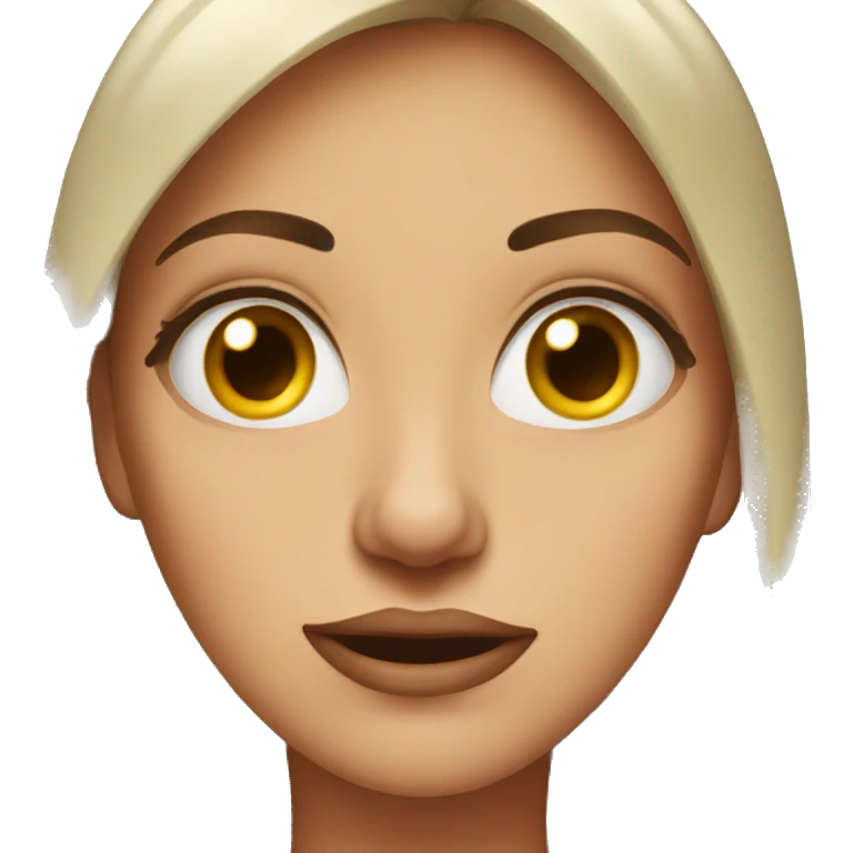 Woman rolling eyes emoji