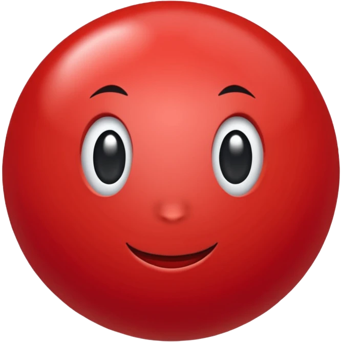 red ballin thing emoji