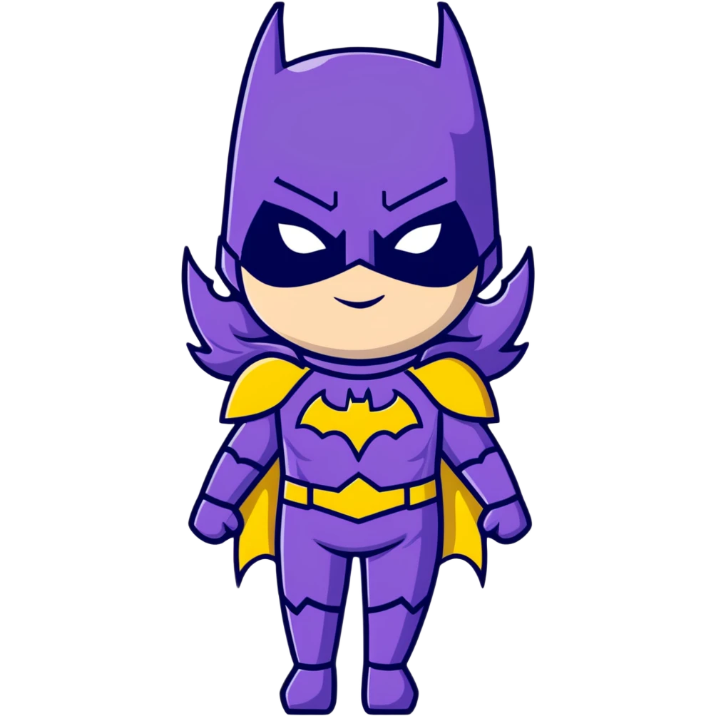 Batgirl superhero emoji