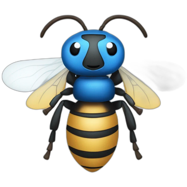 Hornet blue White and t’es emoji