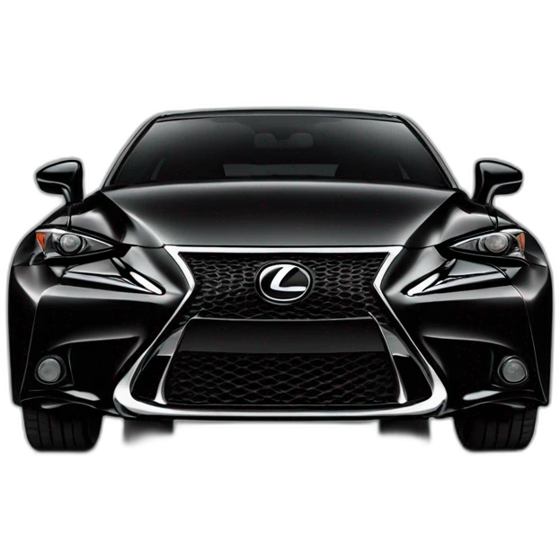 Lexus is 300h f sport black emoji