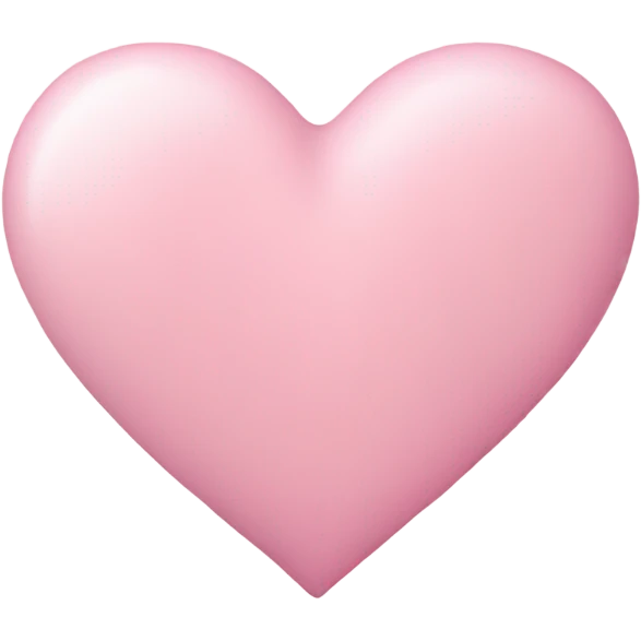 Pastel pink heart emoji