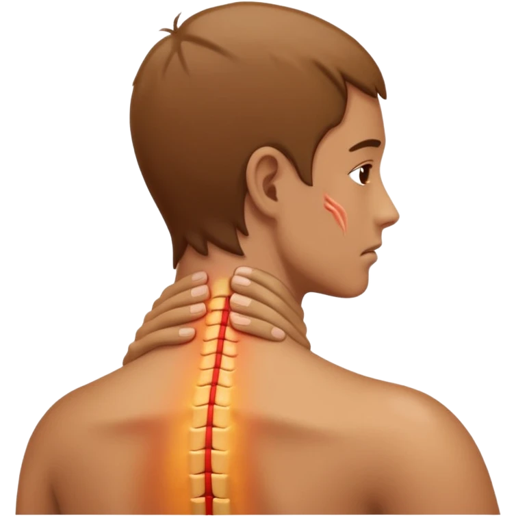 pain in the back of the neck emoji