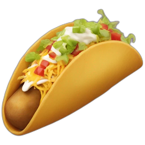 Taco Bell potato taco emoji