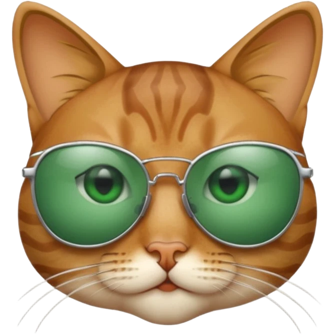 Cat wearing sunglasses emoji