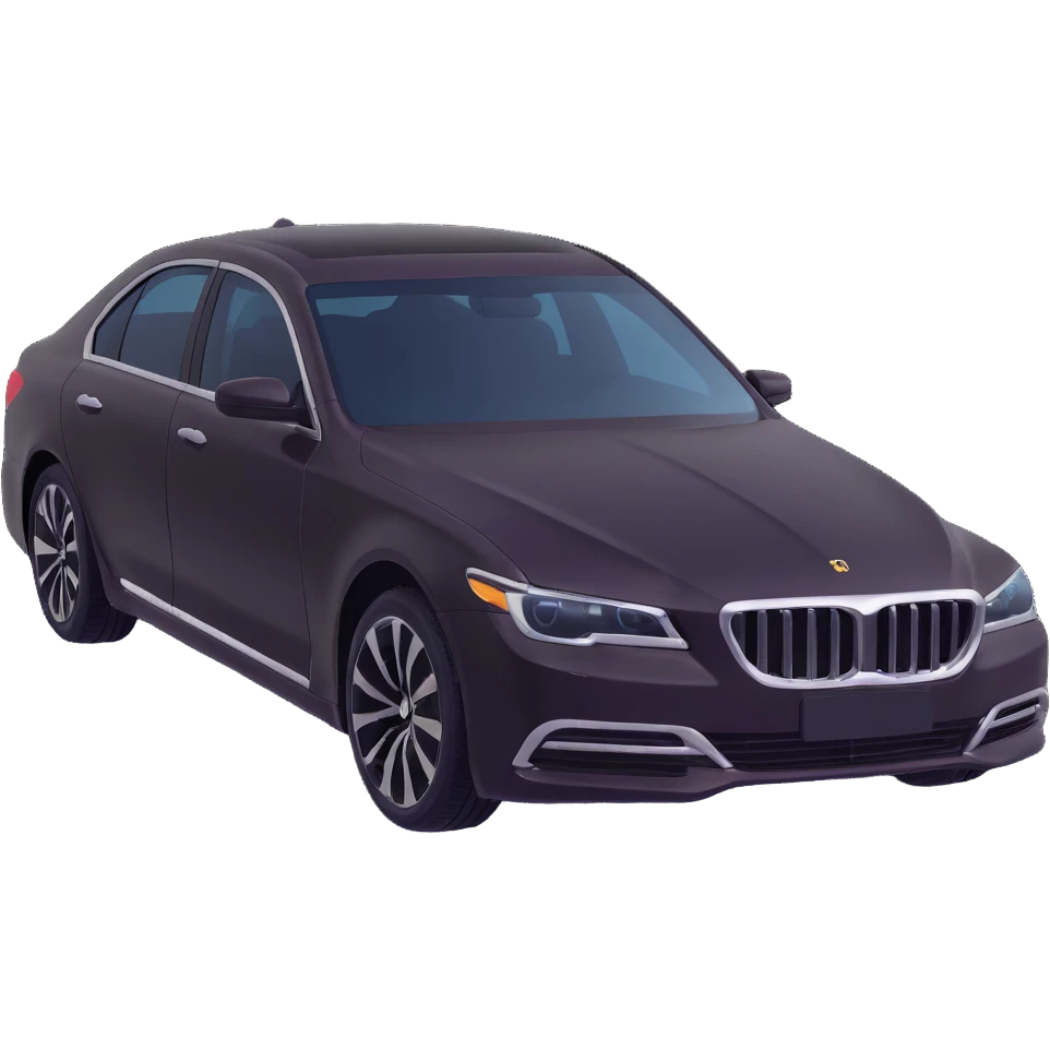 premium sedan with a transparent film partially covering the car, film in the process of being installed, elegant and sophisticated emoji