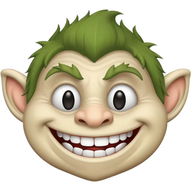 Troll face meme emoji