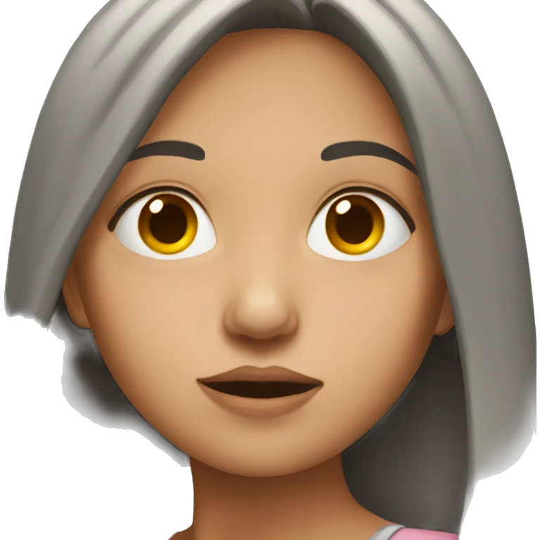Girl sighing  emoji