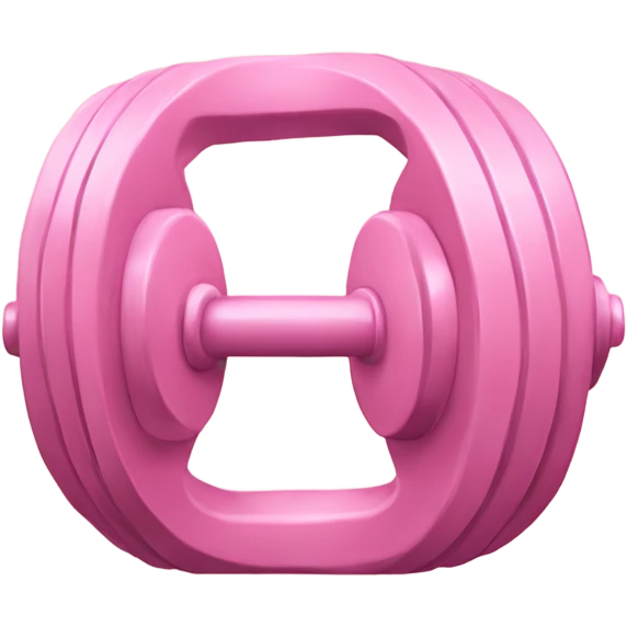 Light pink weights emoji