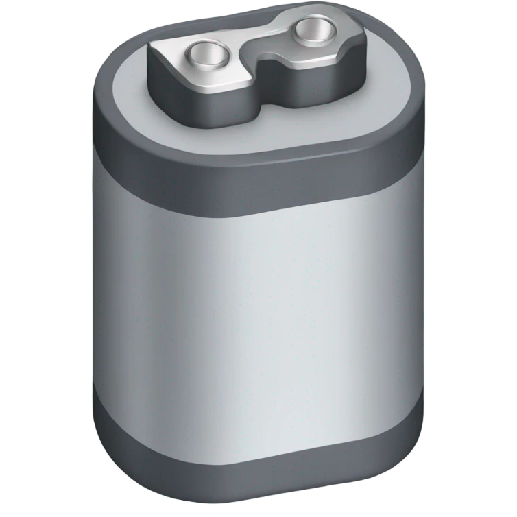 Gray battery  emoji