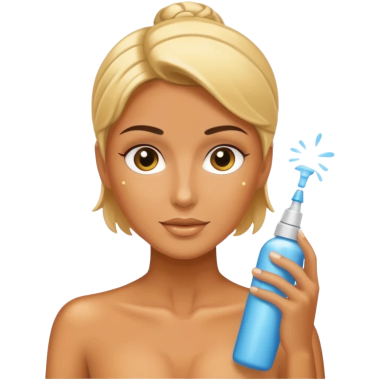 spray tan emoji